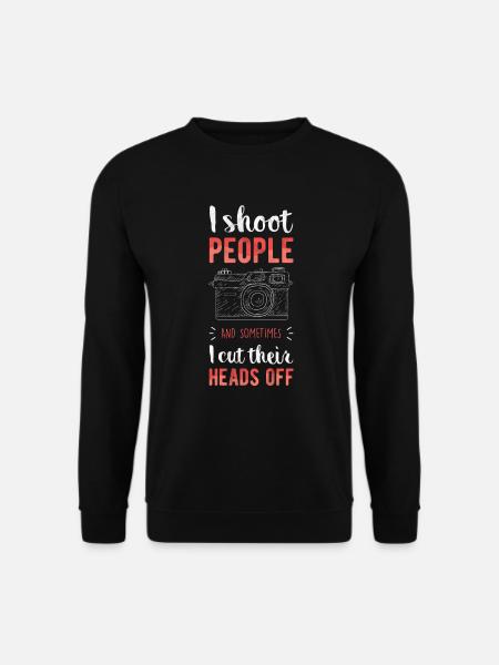 Fotografin Fotografie Fotografieren Fotograf - Unisex Pullover - Schwarz