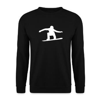 winter - Unisex Sweatshirt - black - Front - Alina (178cm) & Michal (187cm)