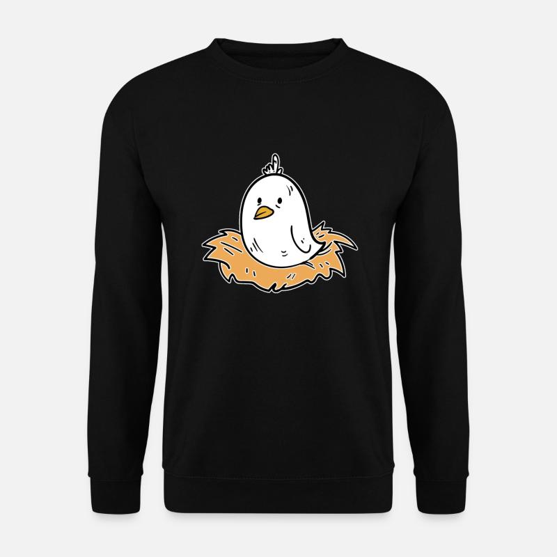 oiseaux - Sweat-shirt Unisexe - noir
