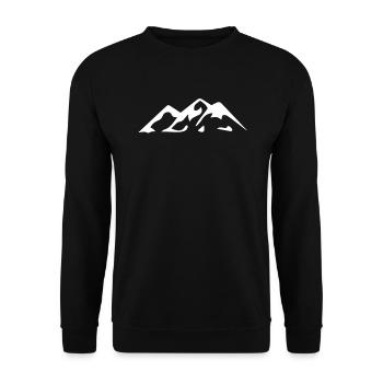 winter - Unisex Sweatshirt - black - Front - Alina (178cm) & Michal (187cm)