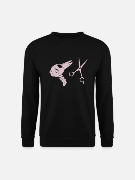 coiffeur - Sweat-shirt Unisexe - noir