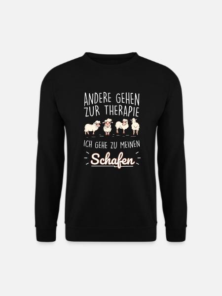Landwirt Schafhirte Bauer Schafebesitzer - Unisex Pullover - Schwarz