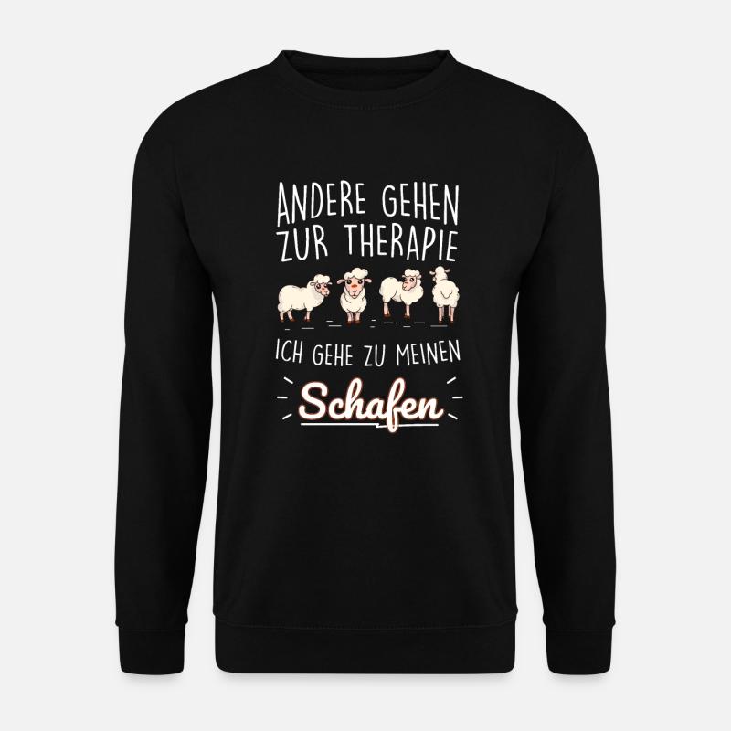 Landwirt Schafhirte Bauer Schafebesitzer - Unisex Pullover - Schwarz
