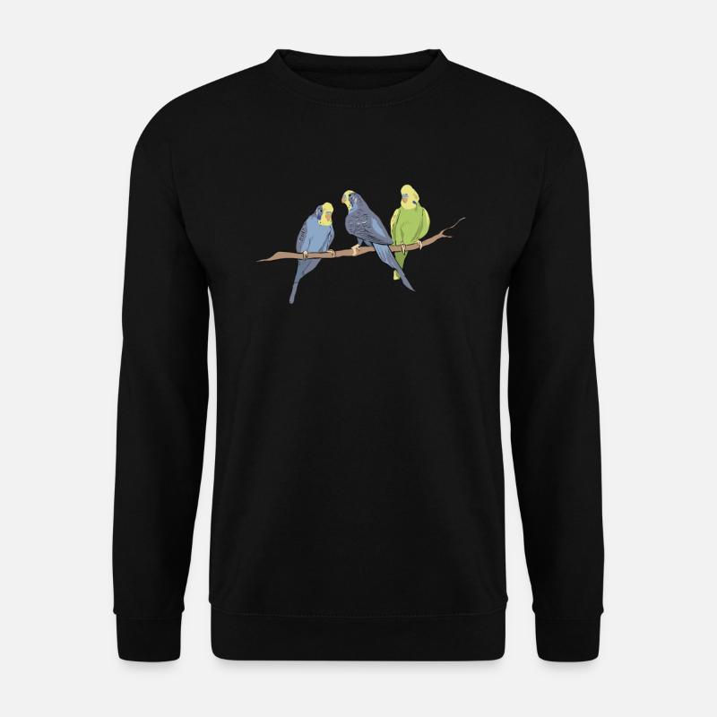 oiseaux - Sweat-shirt Unisexe - noir