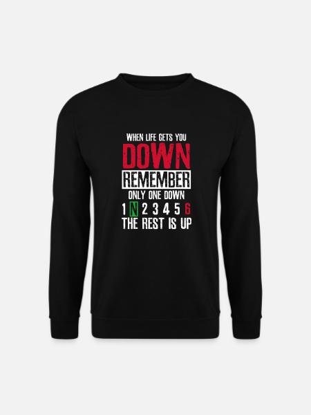 Motorcycling Motorcycle Motorcyclist - Unisex Sweatshirt - black