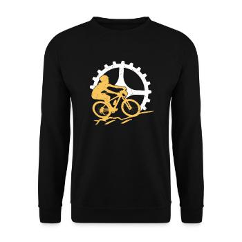 Radsport - Unisex Pullover - Schwarz - Vorne - Alina (178cm) & Michal (187cm)