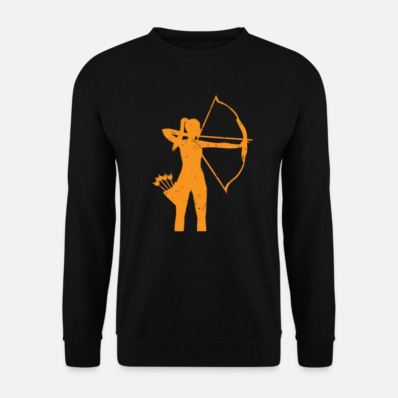 Bogenschießen - Unisex Pullover - Schwarz