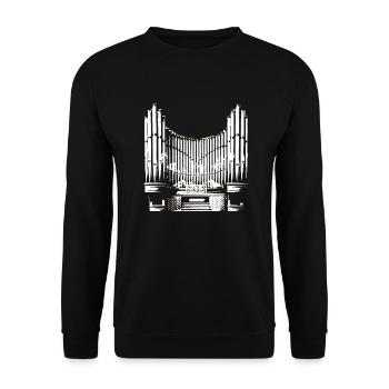 organe - Sweat-shirt Unisexe - noir - Devant - Alina (178cm) & Michal (187cm)