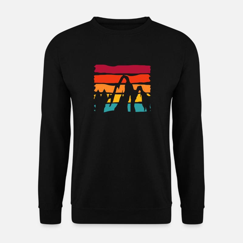 Berge - Unisex Pullover - Schwarz