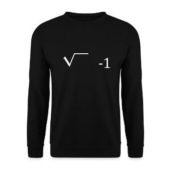 mathematician - Unisex Sweatshirt - black - Front - Alina (178cm) & Michal (187cm)