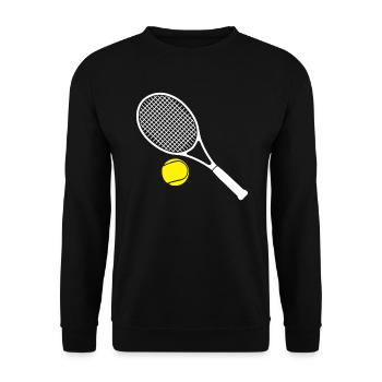 tennis - Sweat-shirt Unisexe - noir - Devant - Alina (178cm) & Michal (187cm)