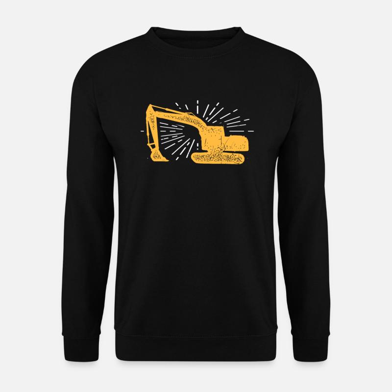 excavator operator - Unisex Sweatshirt - black
