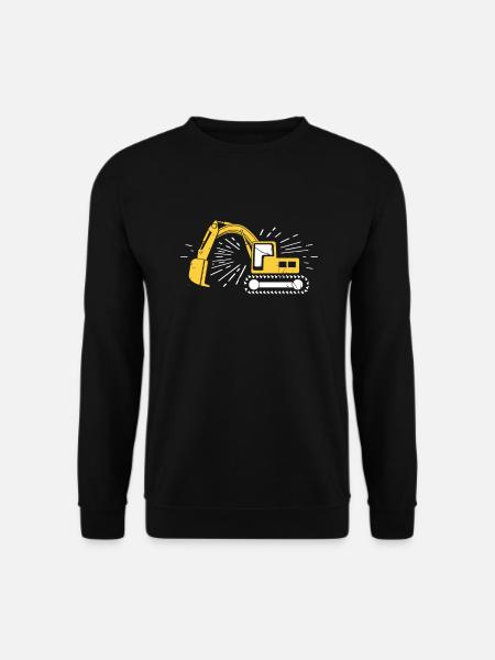 Baggerfahrer - Unisex Pullover - Schwarz