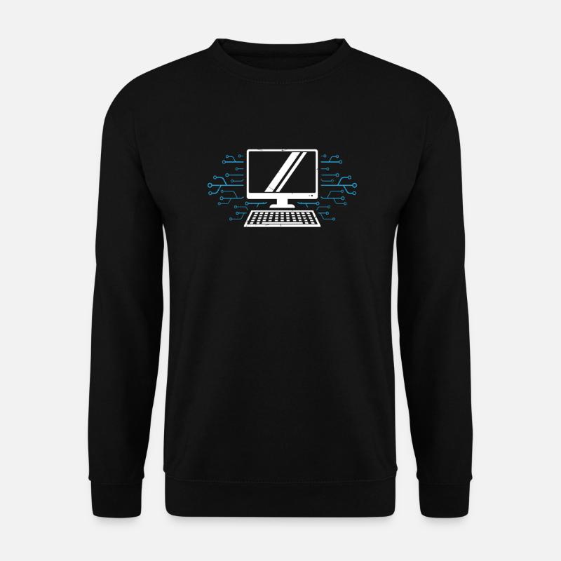 Ordinateur - Sweat-shirt Unisexe - noir