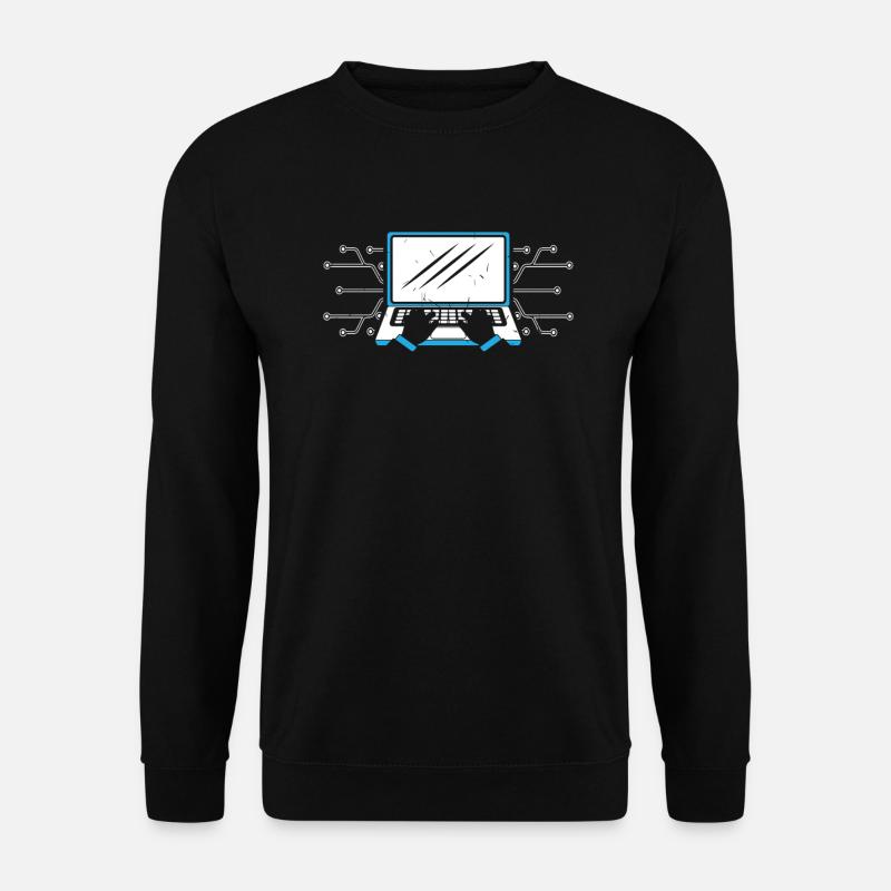 Ordinateur - Sweat-shirt Unisexe - noir
