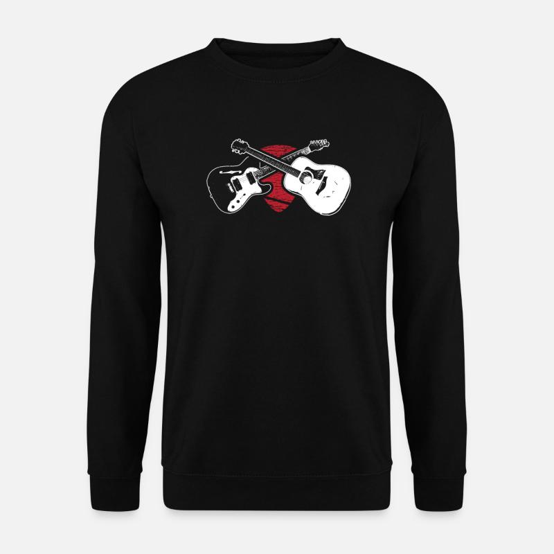 Guitare - Sweat-shirt Unisexe - noir