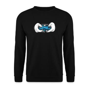 Gaming - Sweat-shirt Unisexe - noir - Devant - Alina (178cm) & Michal (187cm)