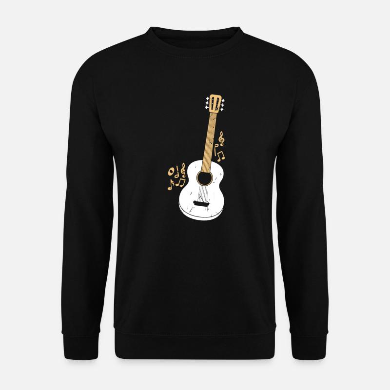 Gitarre - Unisex Pullover - Schwarz