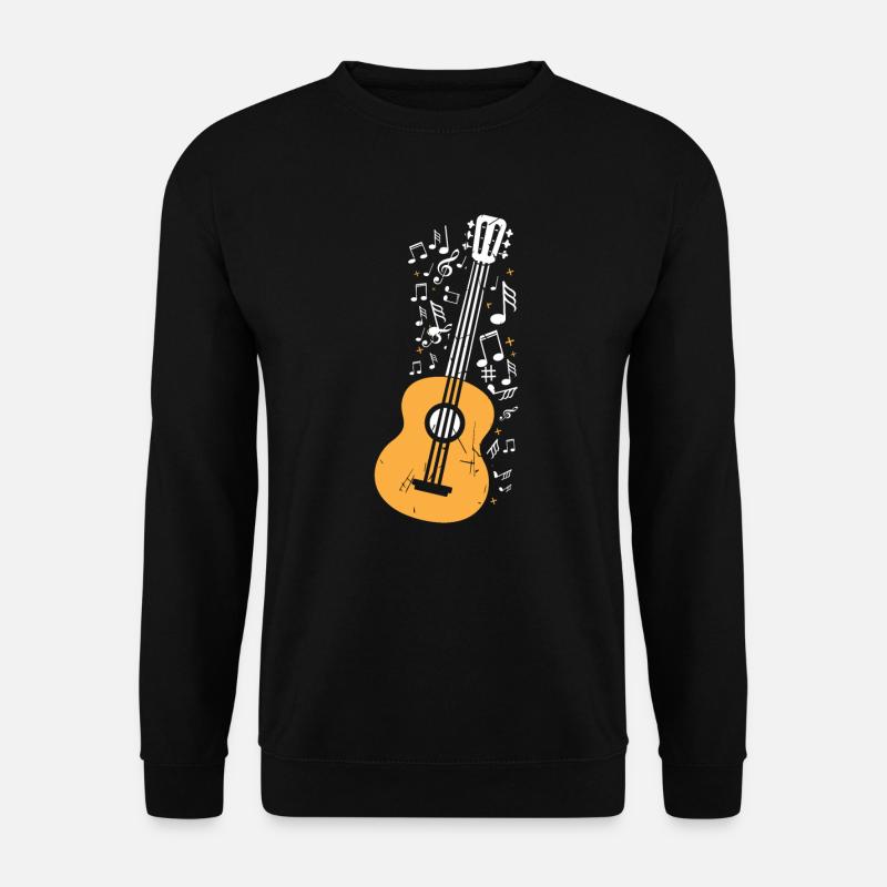 Gitarre - Unisex Pullover - Schwarz