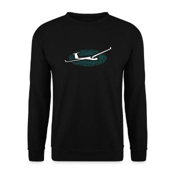 Gliding - Unisex Sweatshirt - black - Front - Alina (178cm) & Michal (187cm)