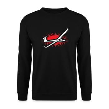 Gliding - Unisex Sweatshirt - black - Front - Alina (178cm) & Michal (187cm)
