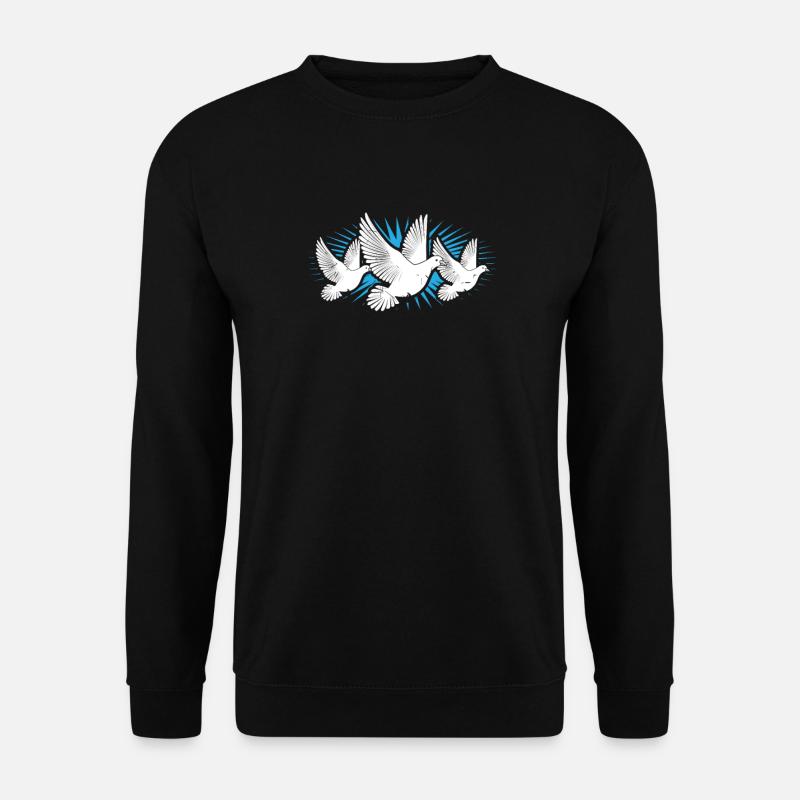 Tauben - Unisex Pullover - Schwarz