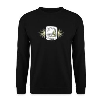 Gin - Sweat-shirt Unisexe - noir - Devant - Alina (178cm) & Michal (187cm)