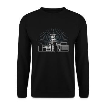 Mining - Unisex Sweatshirt - black - Front - Alina (178cm) & Michal (187cm)