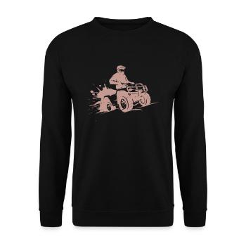Quad - Unisex Sweatshirt - black - Front - Alina (178cm) & Michal (187cm)