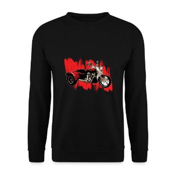 Trike - Unisex Pullover - Schwarz - Vorne - Alina (178cm) & Michal (187cm)