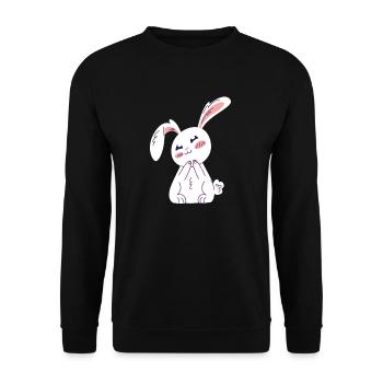 hare - Unisex Sweatshirt - black - Front - Alina (178cm) & Michal (187cm)