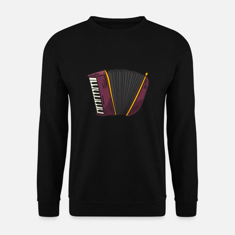 Akkordeon - Unisex Pullover - Schwarz