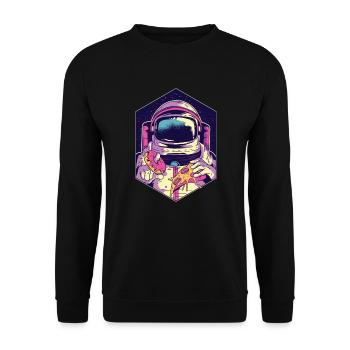 Astronomie - Unisex Pullover - Schwarz - Vorne - Alina (178cm) & Michal (187cm)