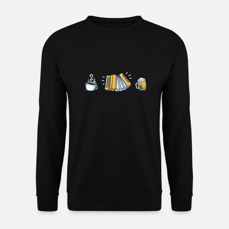 accordéon - Sweat-shirt Unisexe - noir