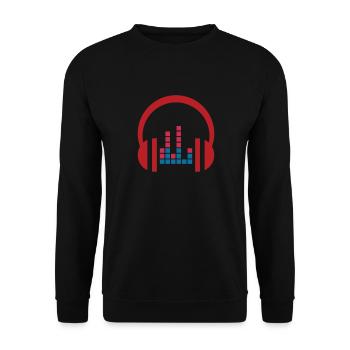 Tontechniker - Unisex Pullover - Schwarz - Vorne - Alina (178cm) & Michal (187cm)