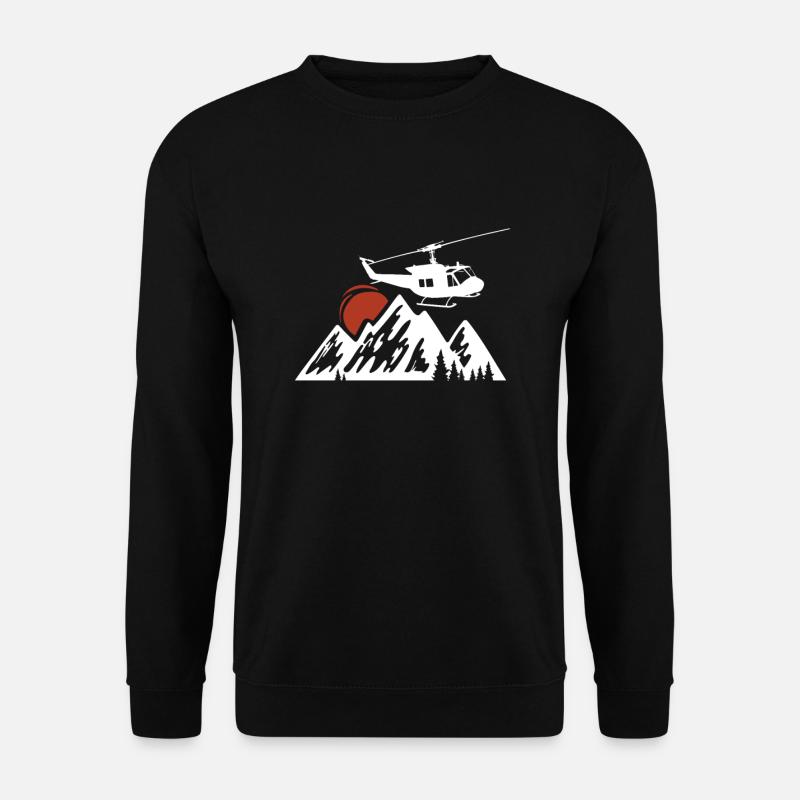 Helicopter - Unisex Sweatshirt - black