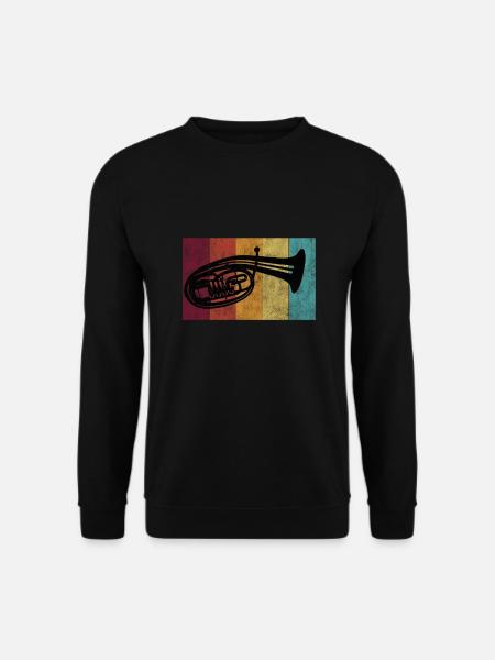 Tenor horn - Unisex Sweatshirt - black