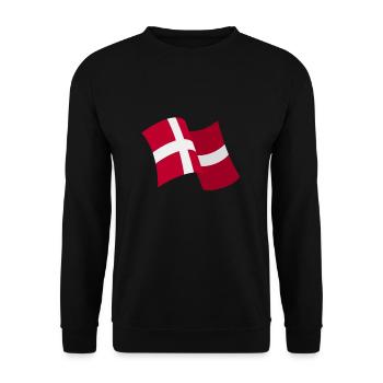 Denmark - Unisex Sweatshirt - black - Front - Alina (178cm) & Michal (187cm)