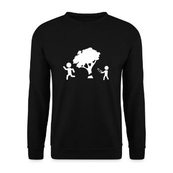lumberjack - Unisex Sweatshirt - black - Front - Alina (178cm) & Michal (187cm)