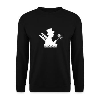 Schornsteinfeger - Unisex Pullover - Schwarz - Vorne - Alina (178cm) & Michal (187cm)