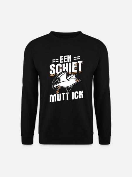 Een Shiet Möwe Nordsee Küste Nordsee - Unisex Pullover - Schwarz