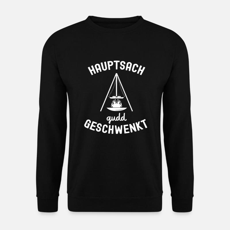 Hauptsach Geschwenkt Saarland Saarländer - Unisex Pullover - Schwarz