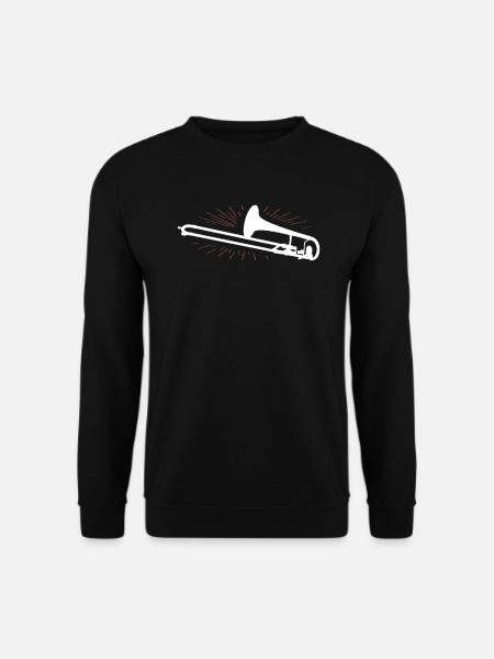 Posaune - Unisex Pullover - Schwarz