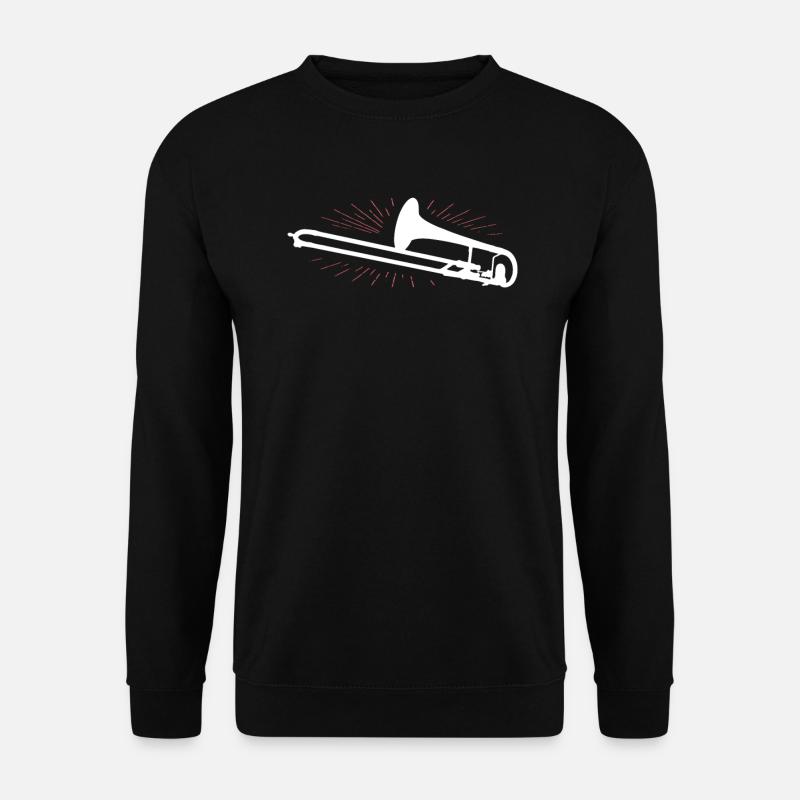 trombone - Unisex Sweatshirt - black