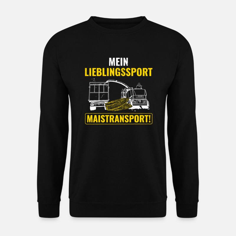 Bauer Mais Landwirtschaft - Unisex Pullover - Schwarz
