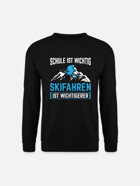 Ski - Unisex Pullover - Schwarz