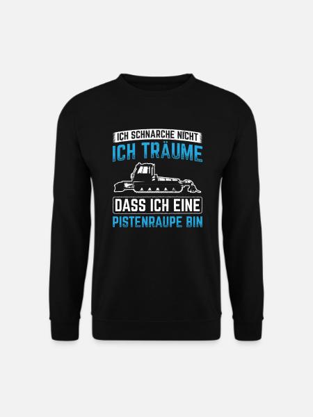 Skifahrer Ski Skifahren - Unisex Pullover - Schwarz