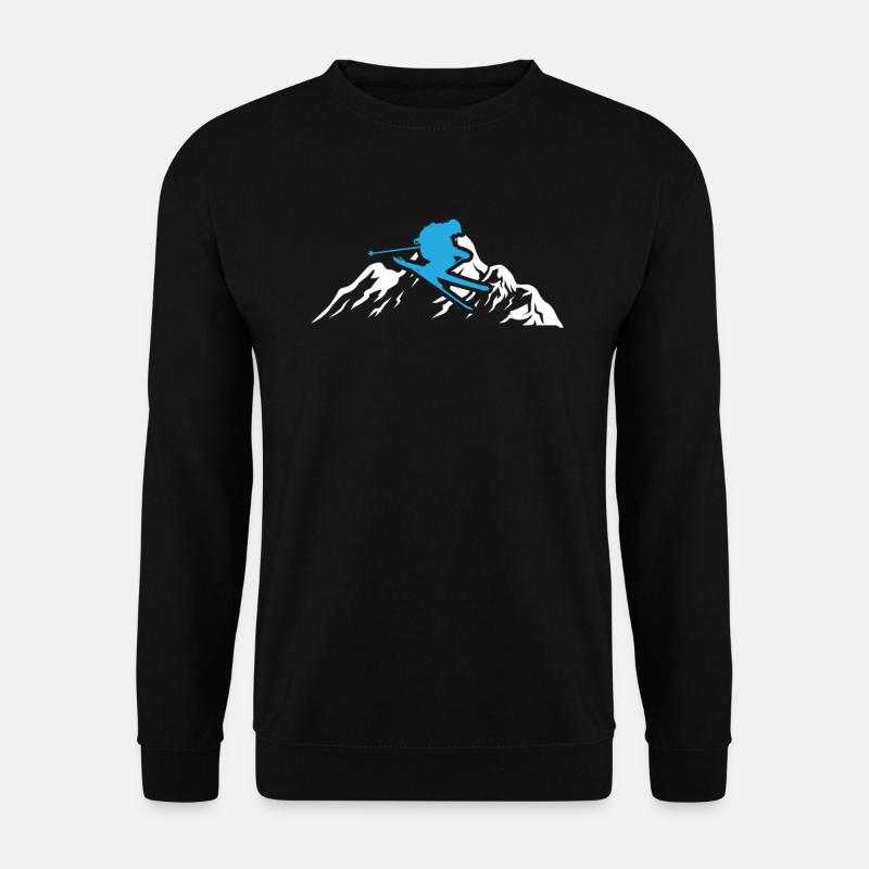 Ski - Unisex Pullover - Schwarz