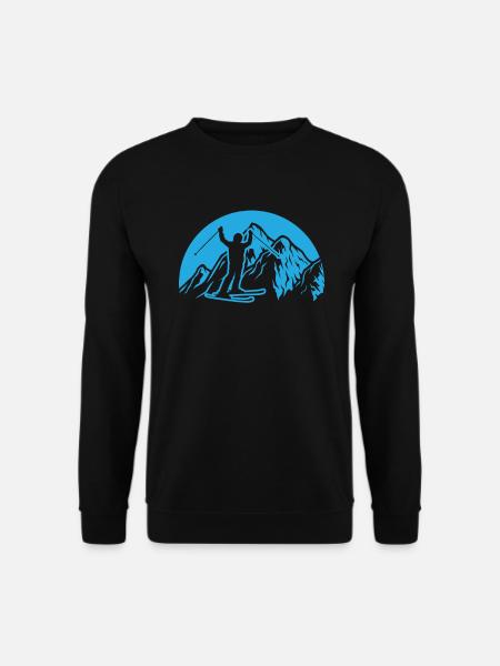 Ski - Unisex Pullover - Schwarz