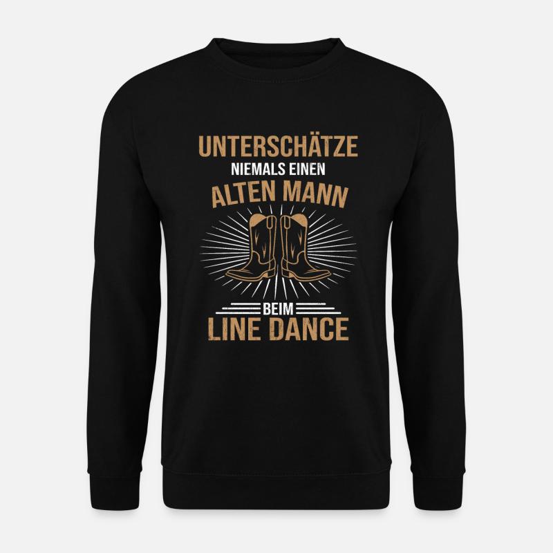 Line Linedance - Unisex Sweatshirt - black